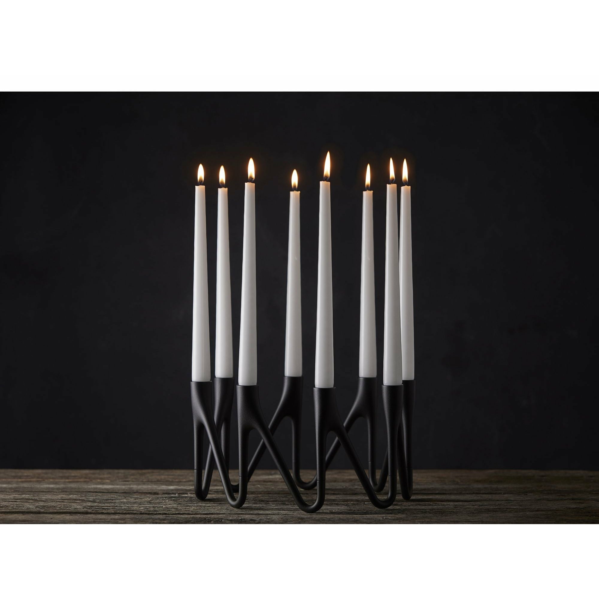 Morsø Roots Candle Holder Black, 16,5 cm