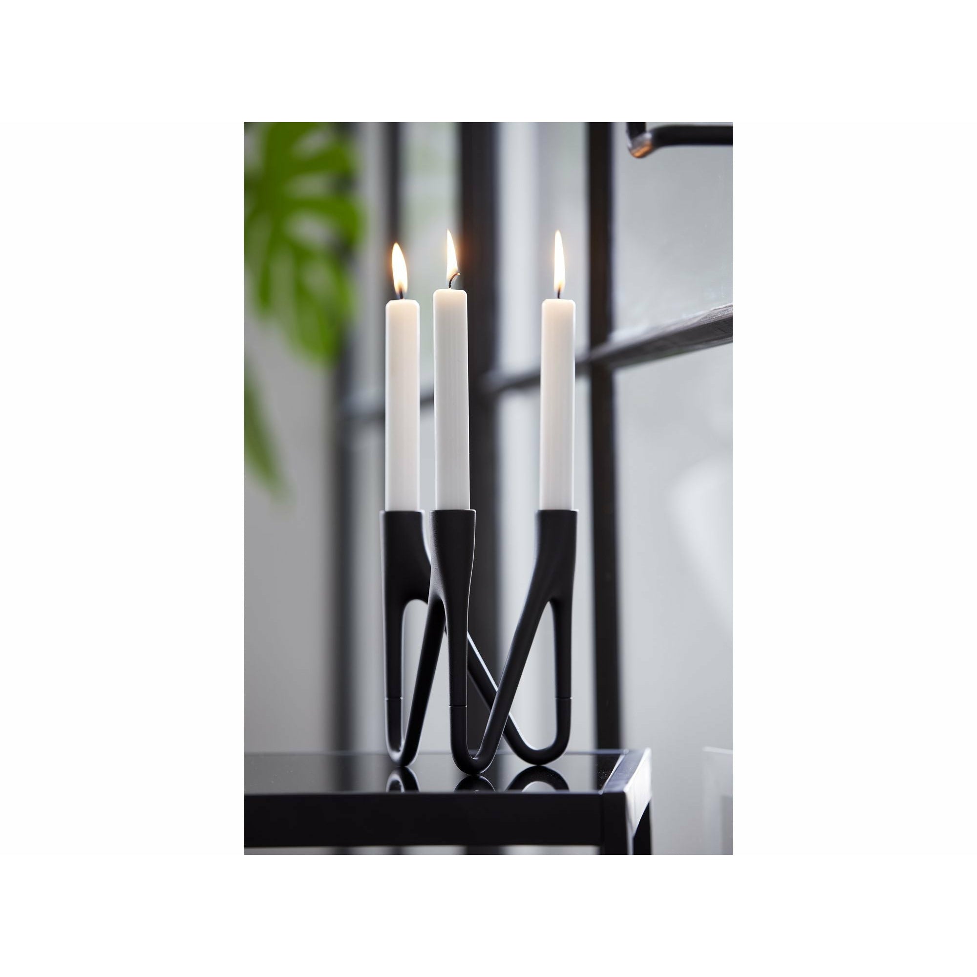 Morsø Roots Candle Holder Black, 16,5 cm