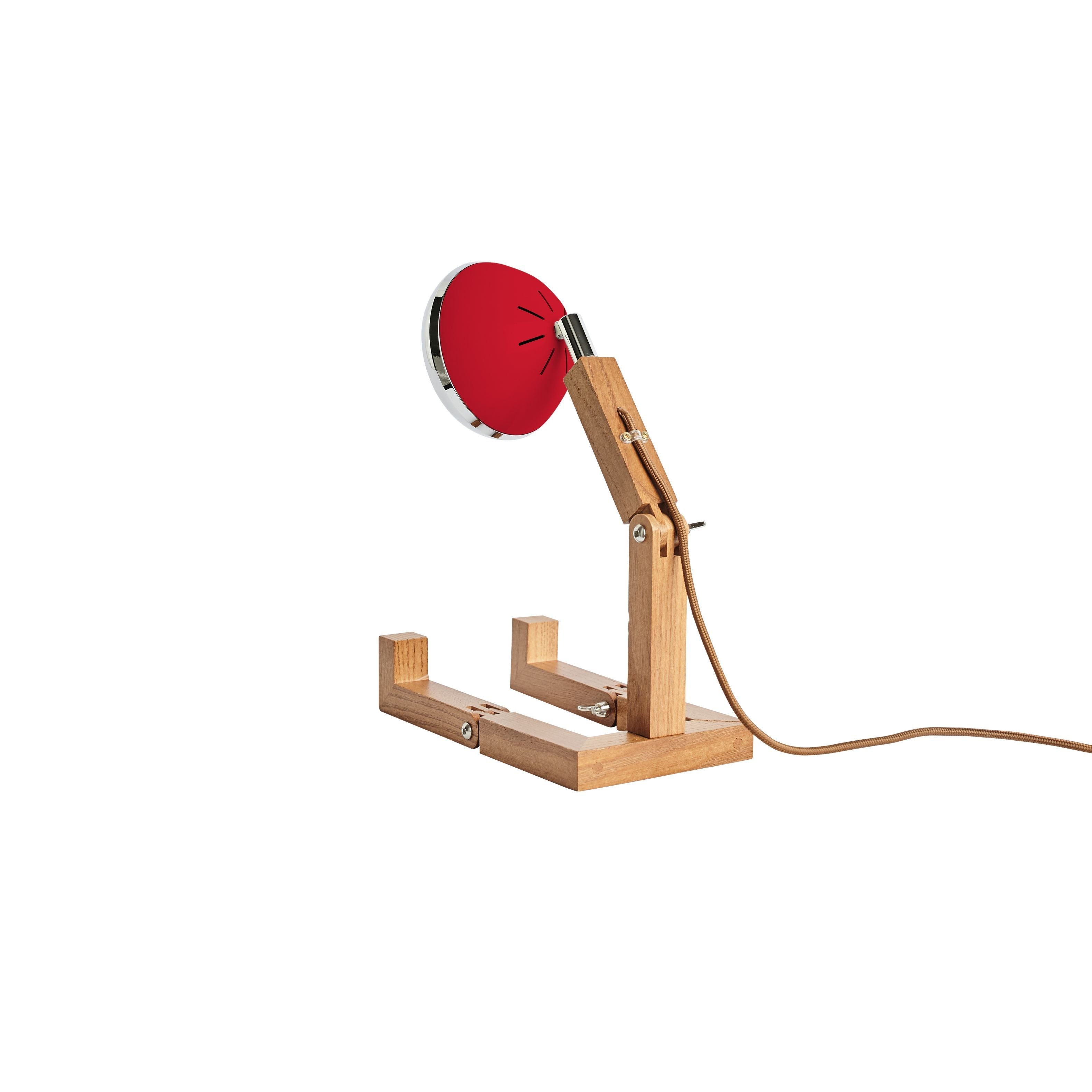 Sr. Wattson Mini Lámpara de mesa, flash rojo