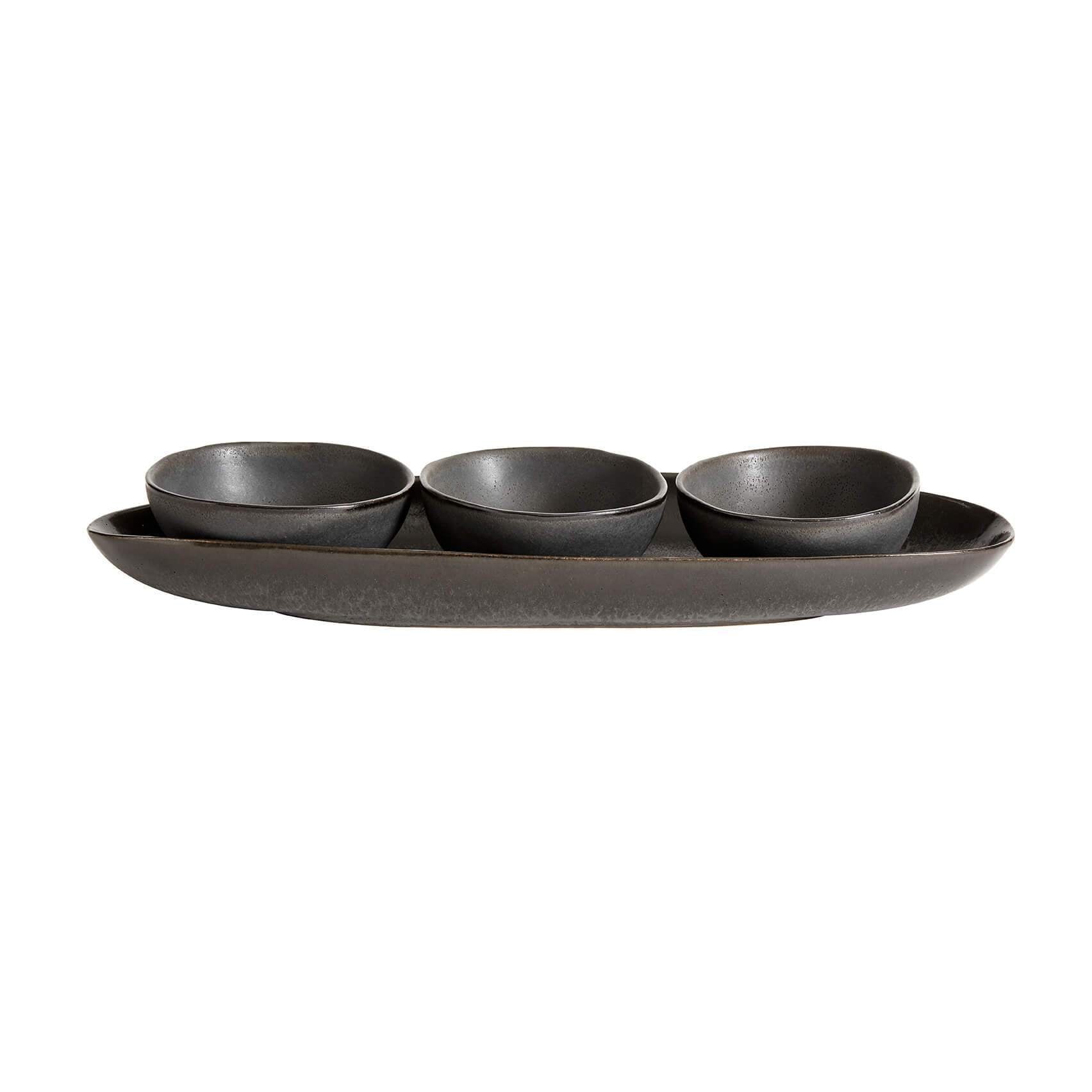 Muubs Mame Service Assiette Coffee ovale, 36,5cm