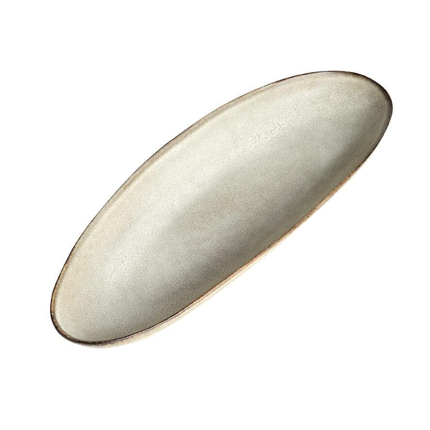 Mame Mame Serviing Plate Oyster, 36,5 cm