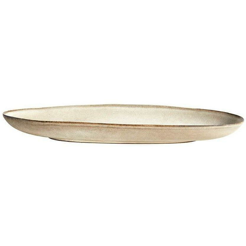 Muubs Mame Service Plate Oval Oyster, 36,5cm