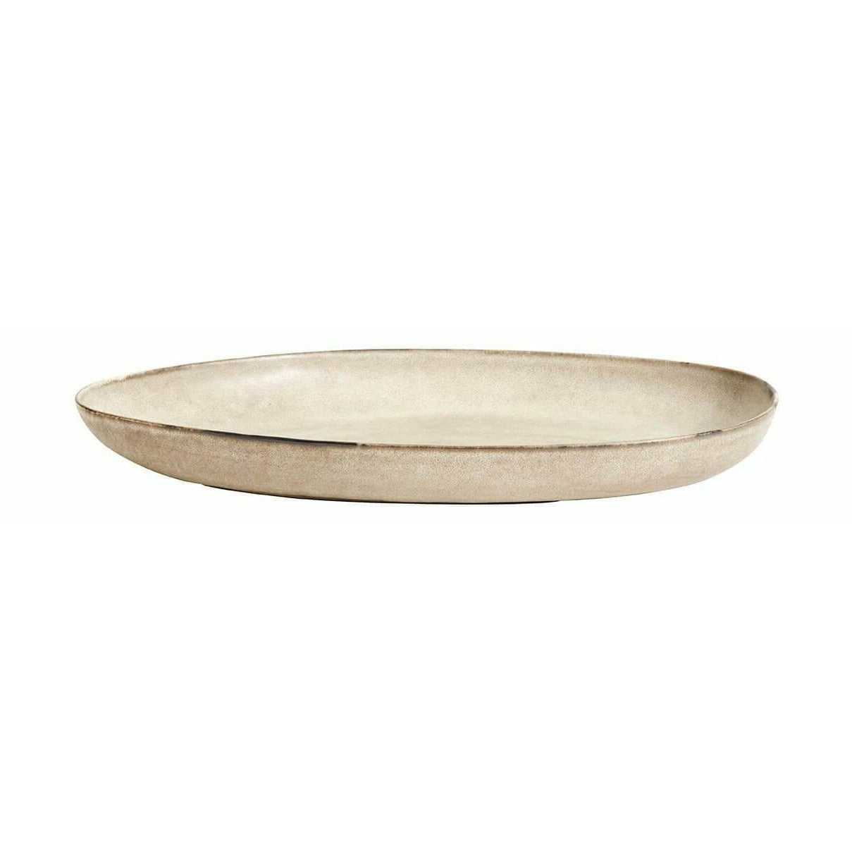 Muubs Mame Service Plate Oval Oyster, 43 cm