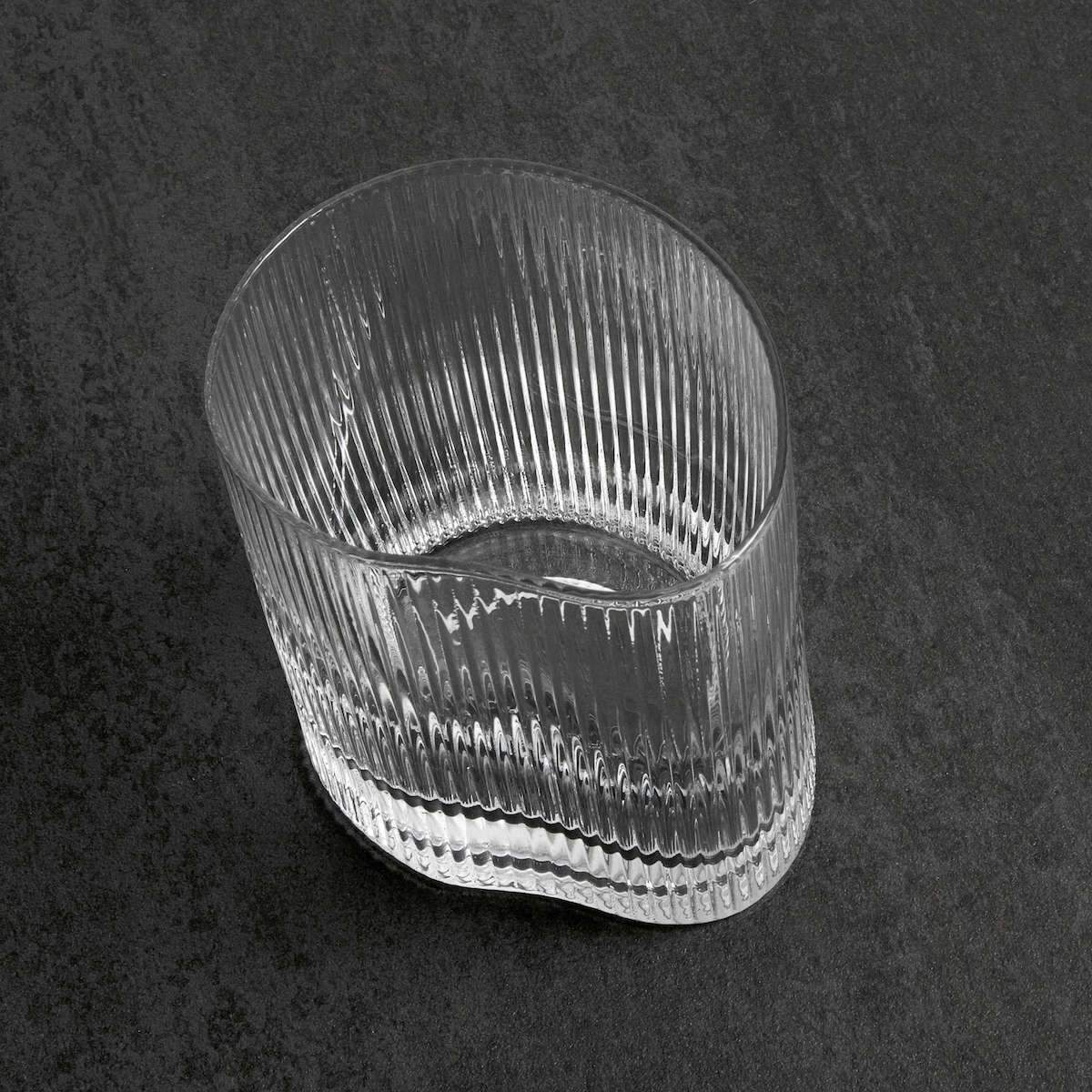 Muubs de vidrio de agua maduro transparente, 10 cm