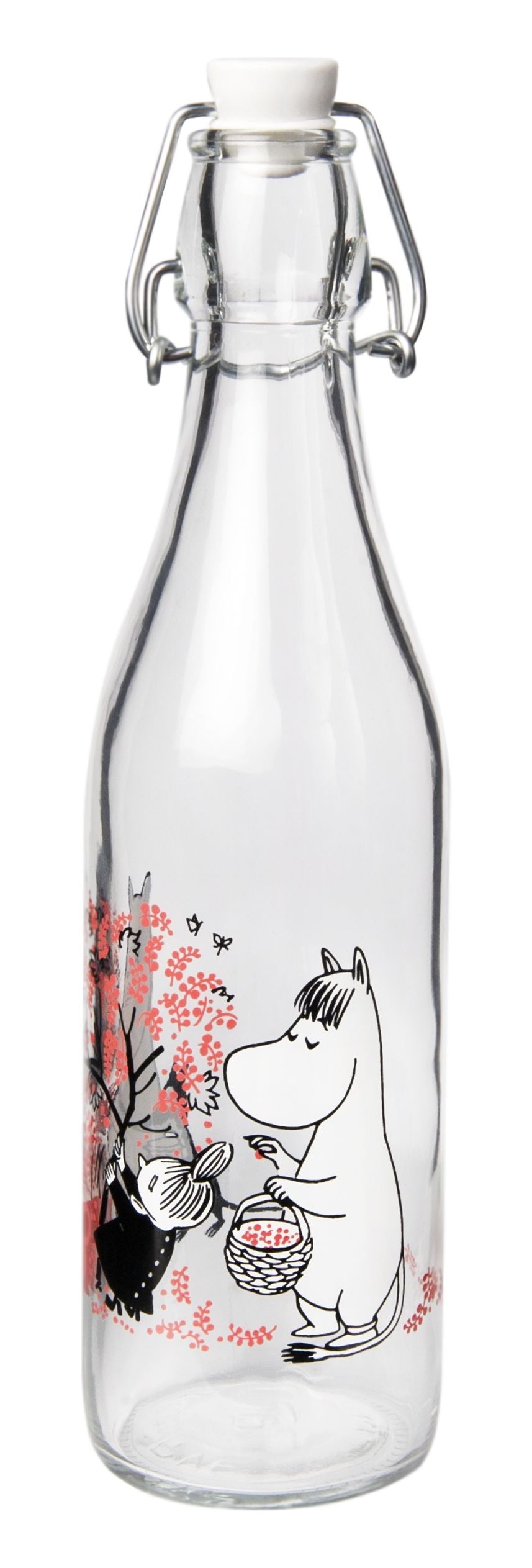 Muurla Moomin glasflaske, bær