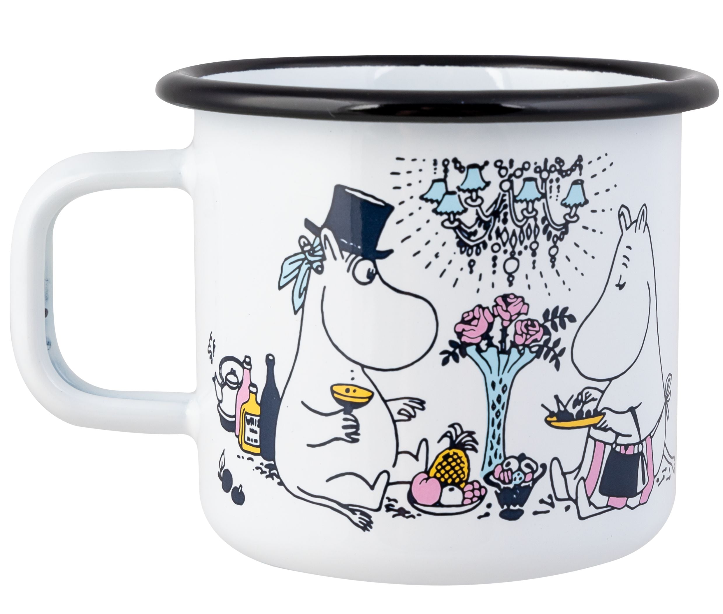 Muurla Moomin Enamel Taza Noche de cita