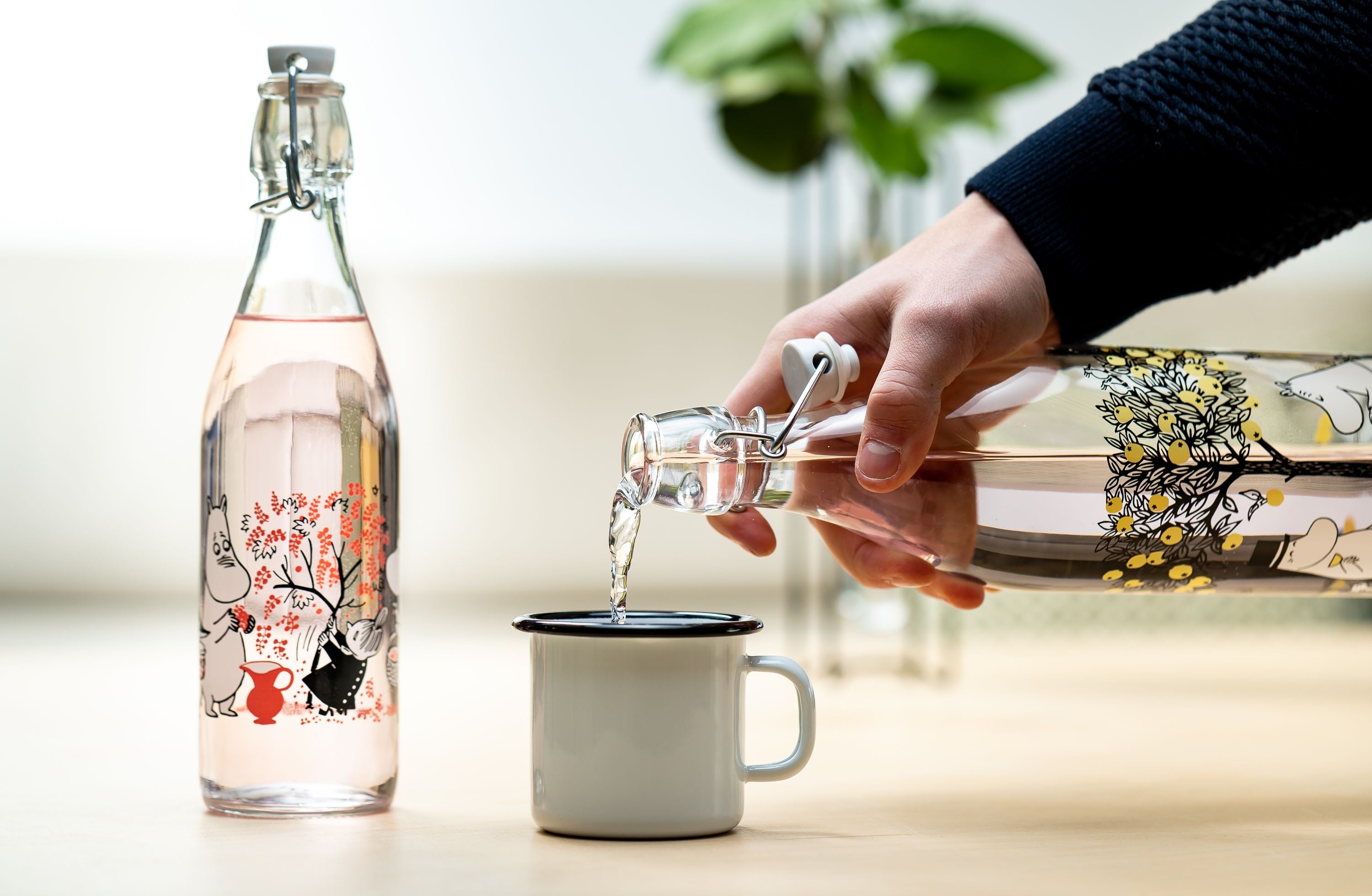 Muurla Moomin Glass Bottle, Fruits