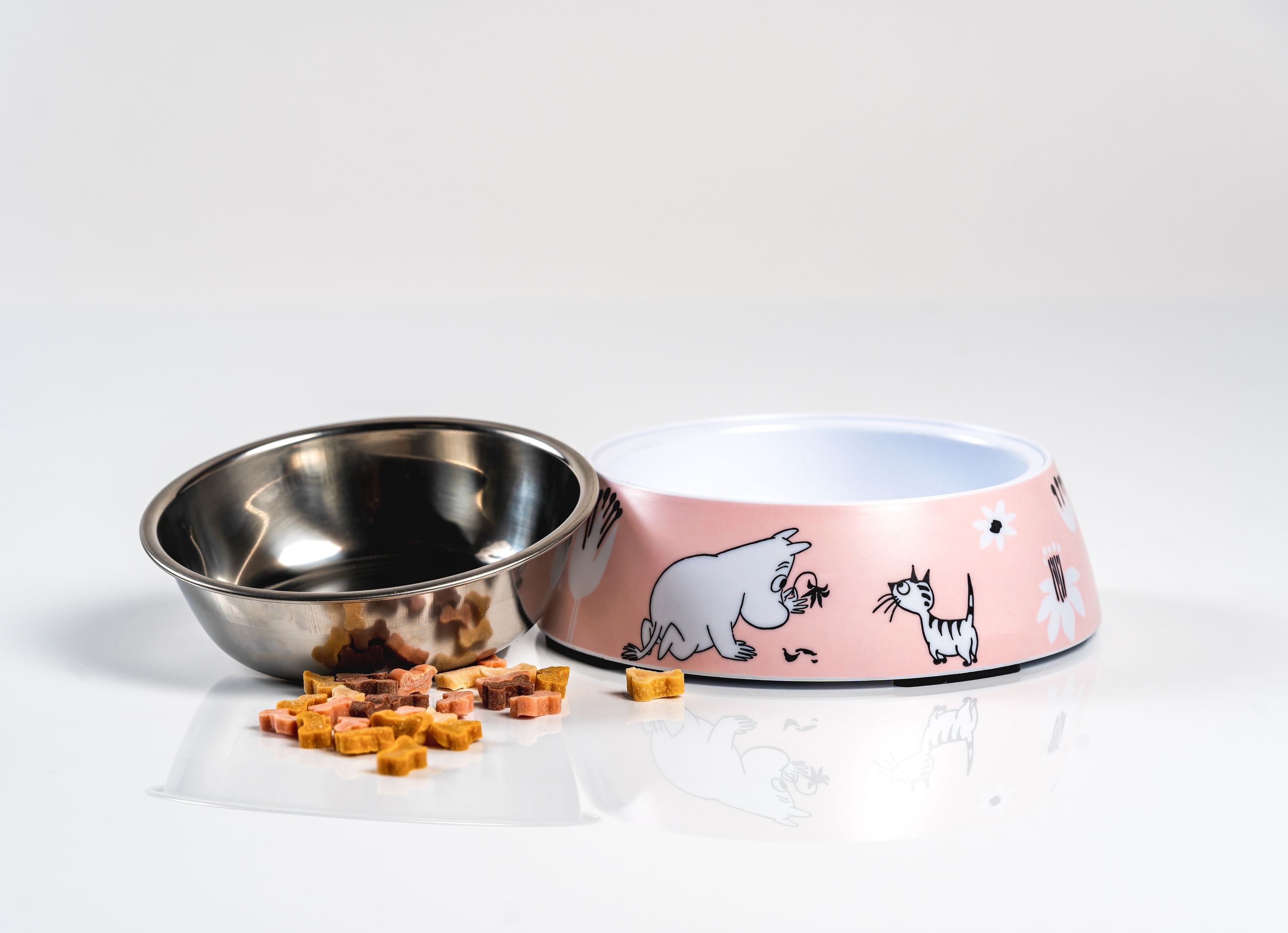 Muurla Moomin Pets Food Bowl S, Pink