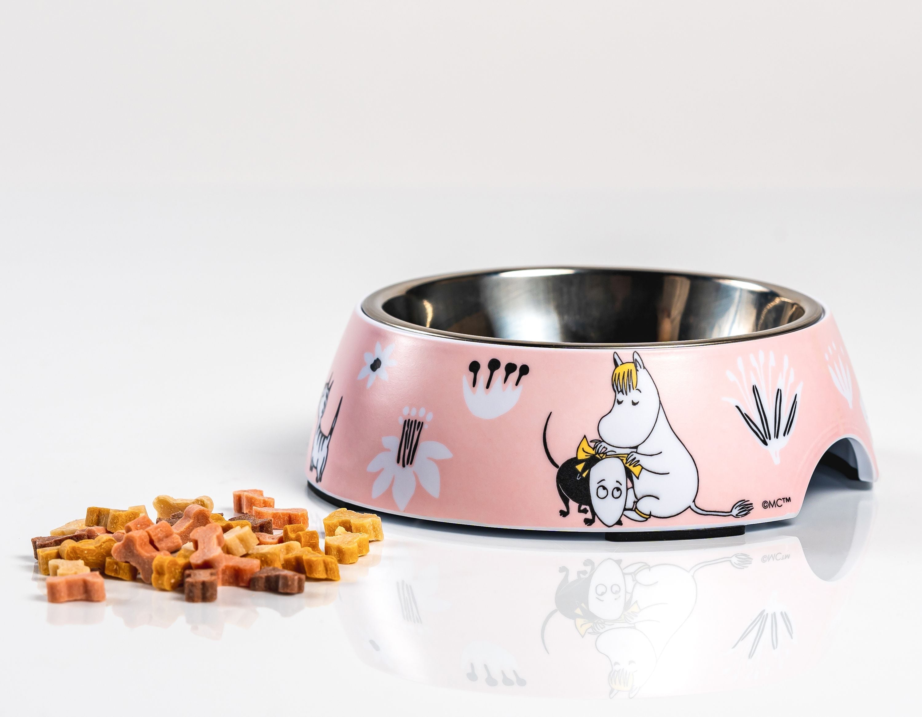 Muurla Moomin Pets Food Bowl s, rosa