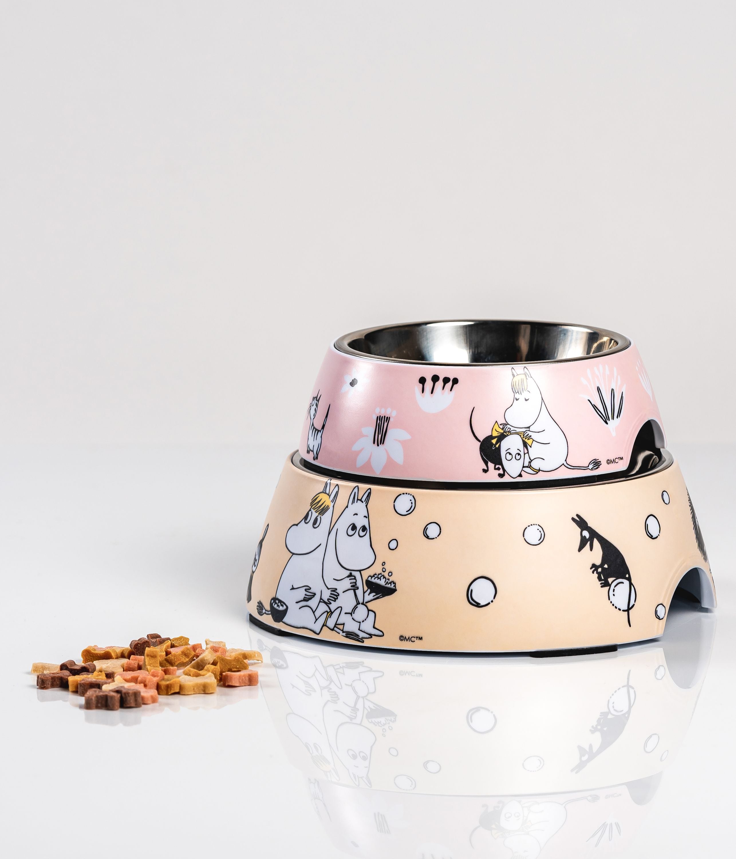 Muurla Moomin Pets Mood Bowl S, Pink