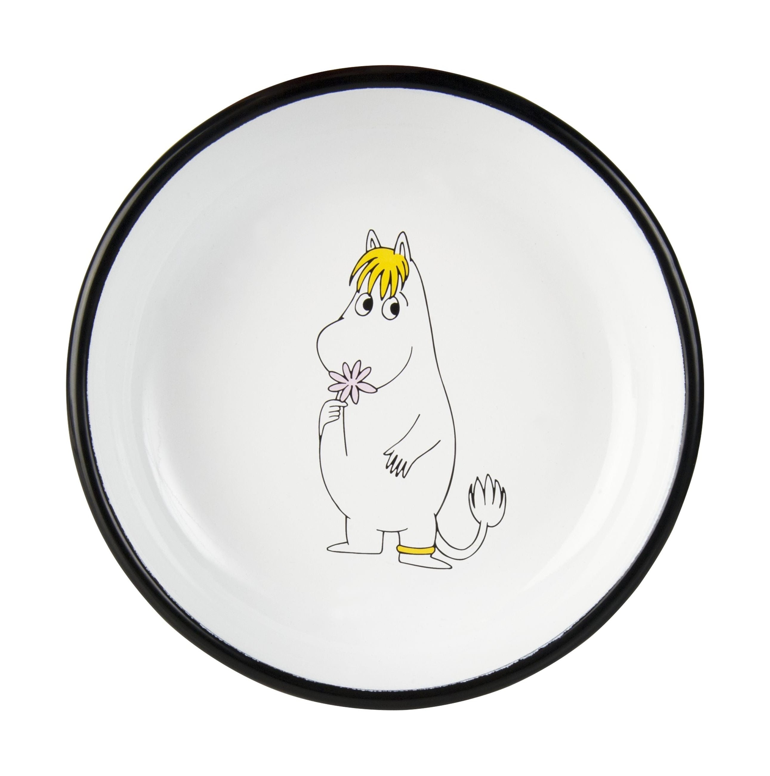 Muurla Moomin Retro Retro Email Assiette, Sabletmaiden