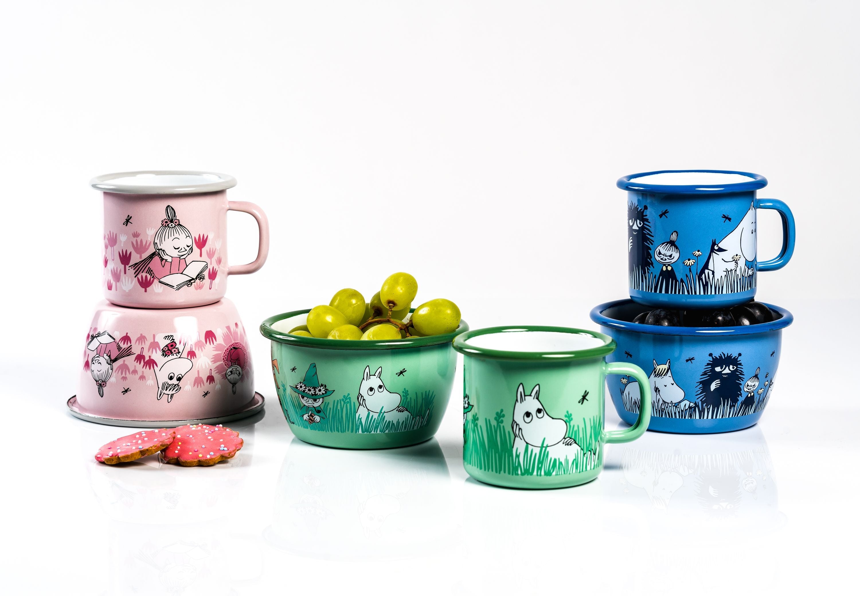 Muurla Moomin Emalje Bowl, venner