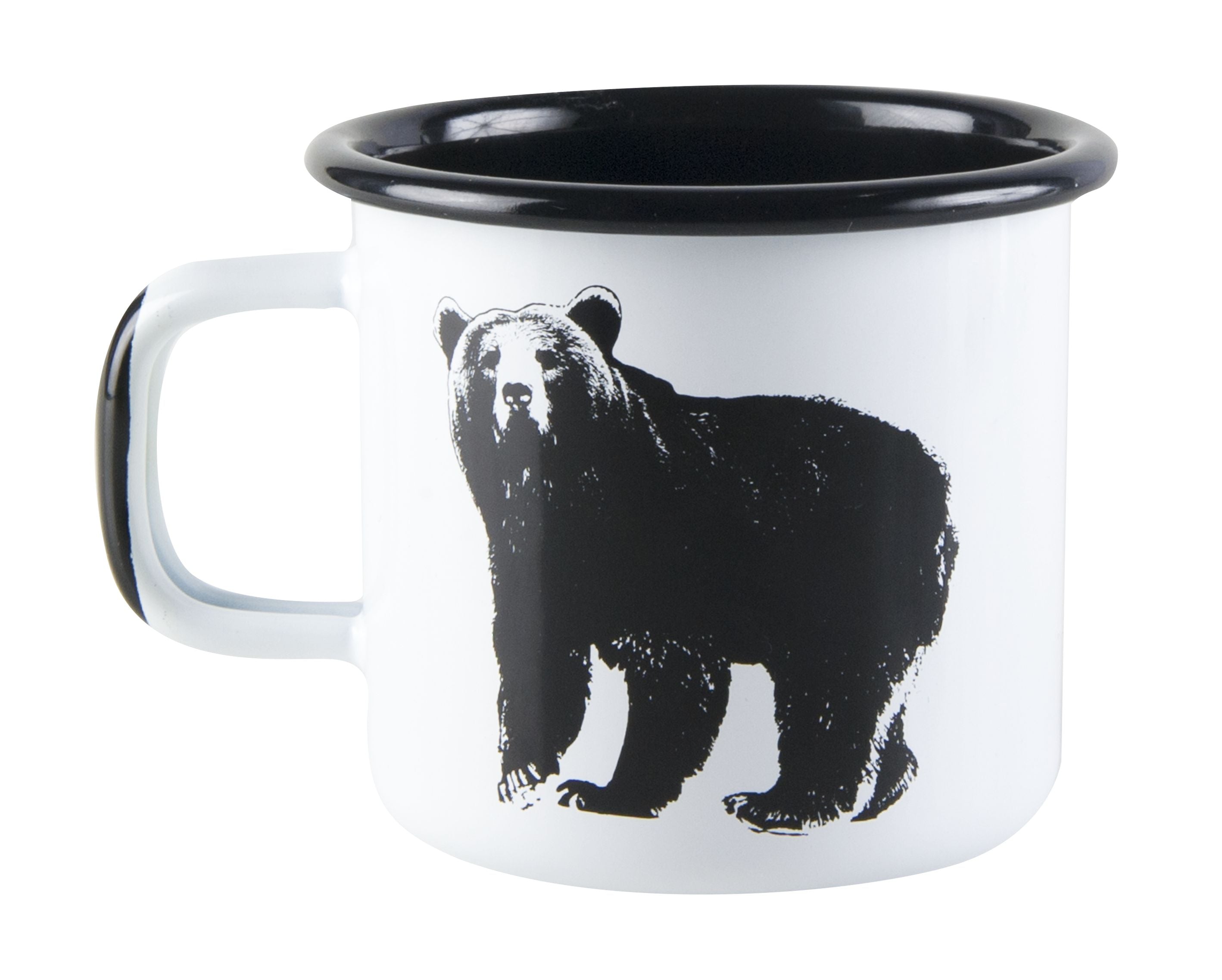 Muurla Nordic Enamel Mug, el oso