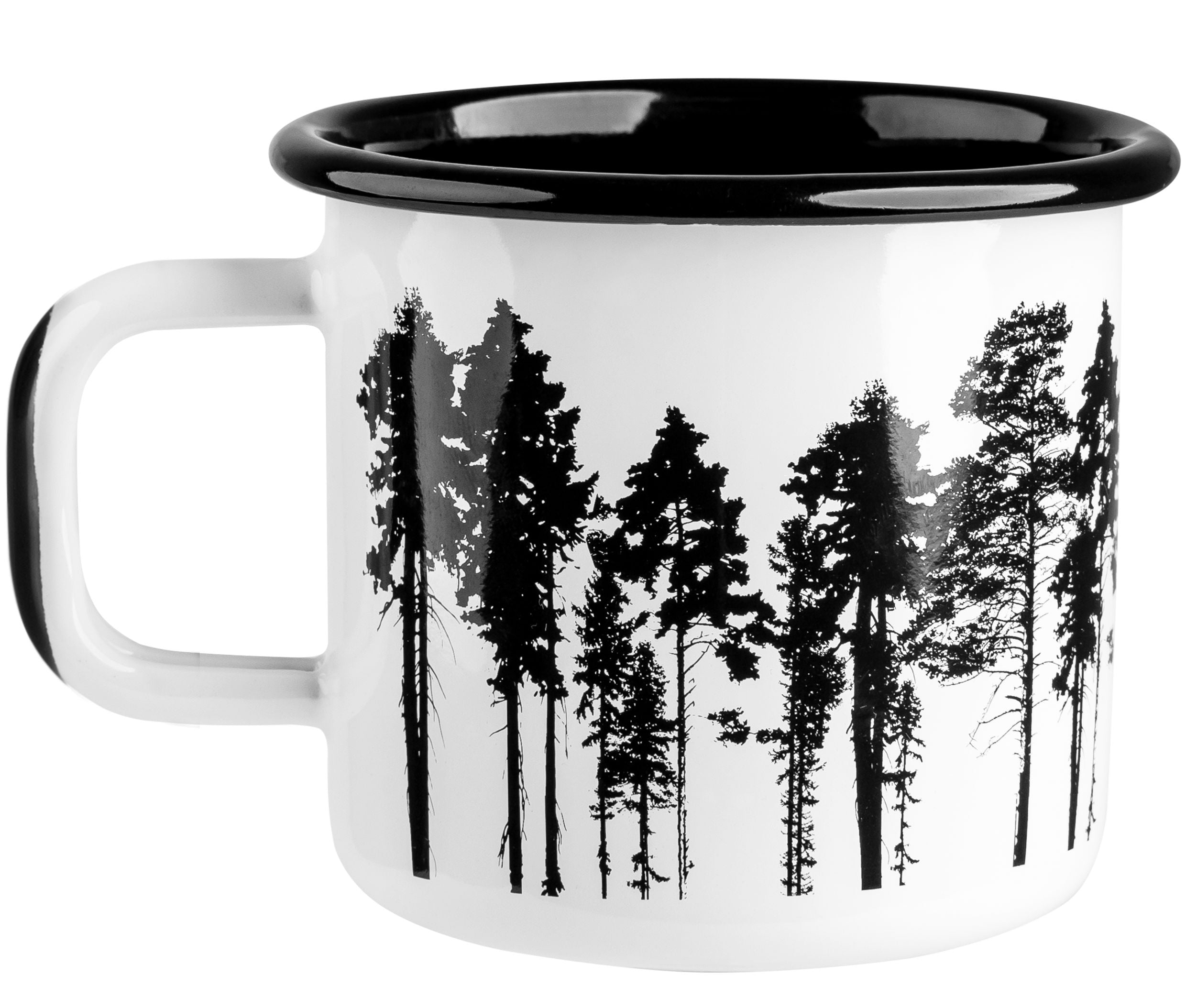 Muurla Nordic Enamel Mug, El bosque