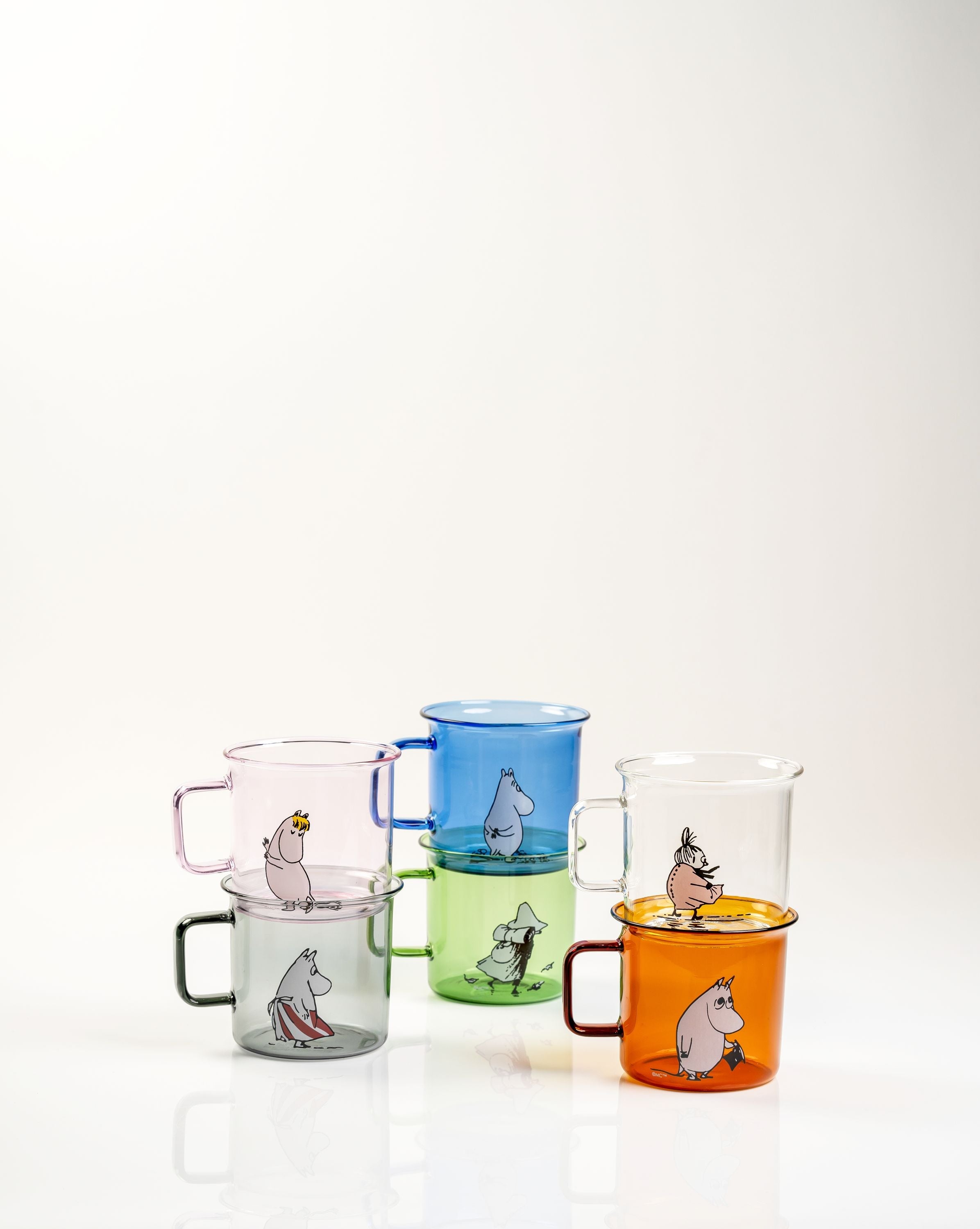 Muurla Moomin Glass Mug, Snufkin