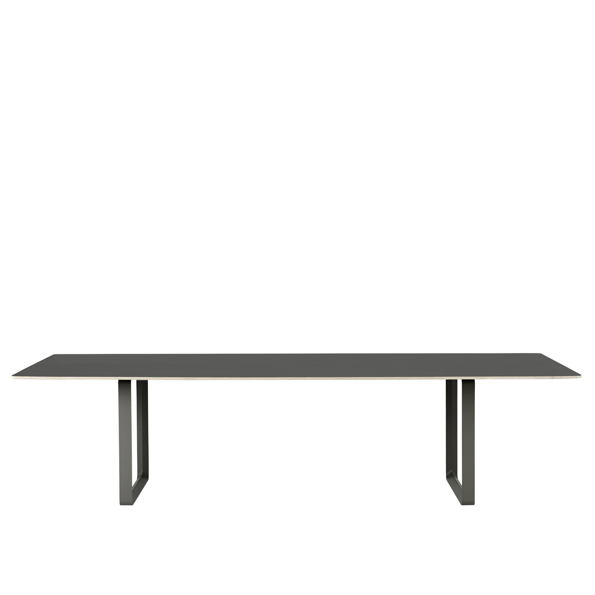Table Muuto 70/70 295 cm, noir