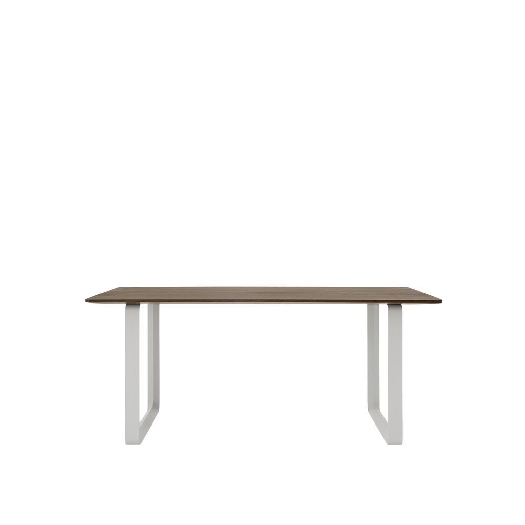 Muuto 70/70 Tabelle 170 x 85 cm, geräucherte Eiche/Grau