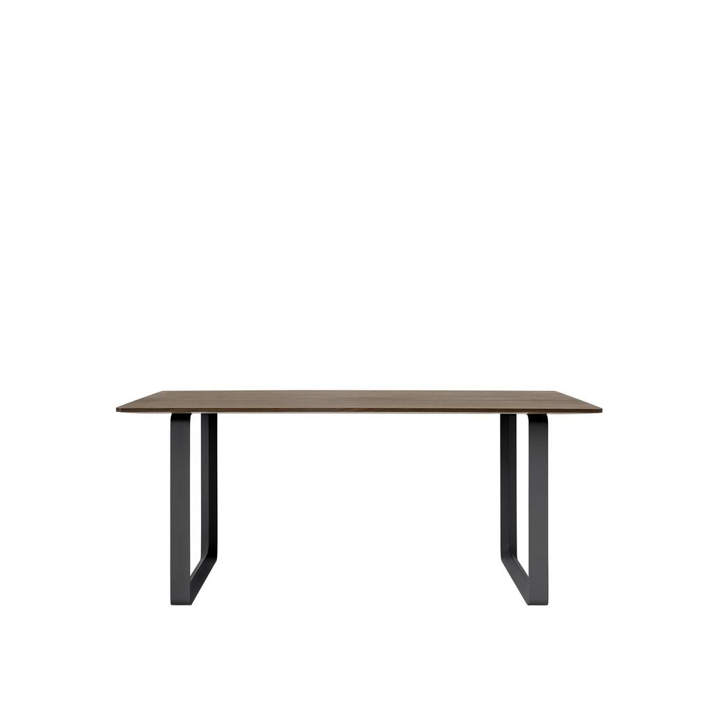 Muuto 70/70 Tabelle 170 x 85 cm, geräucherte Eiche/Schwarz