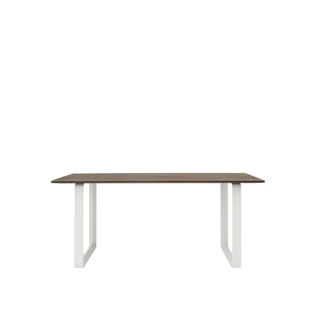 Muuto 70/70 Tabelle 170 x 85 cm, geräucherte Eiche/Weiß