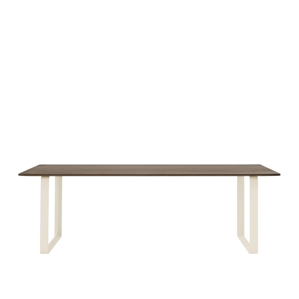 Muuto 70/70 Tabelle 225 x 90 cm, geräucherte Eiche/Sand