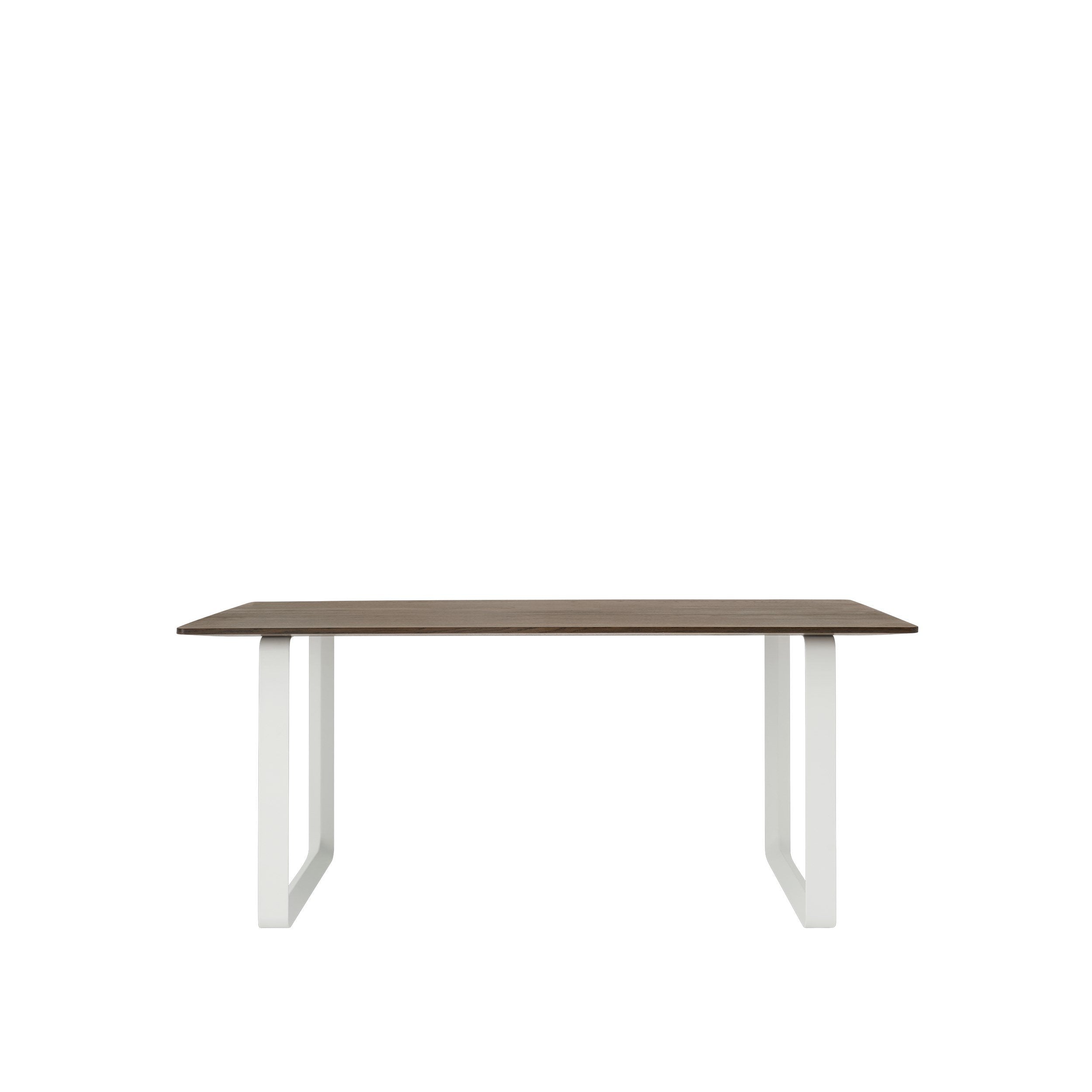Muuto 70/70 Tabelle 225 x 90 cm, geräucherte Eiche/Weiß