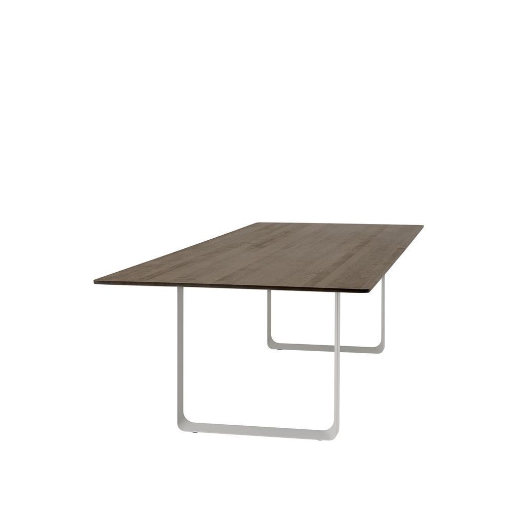 Muuto 70/70 Tabelle 295 x 108 cm, geräucherte Eiche/Grau