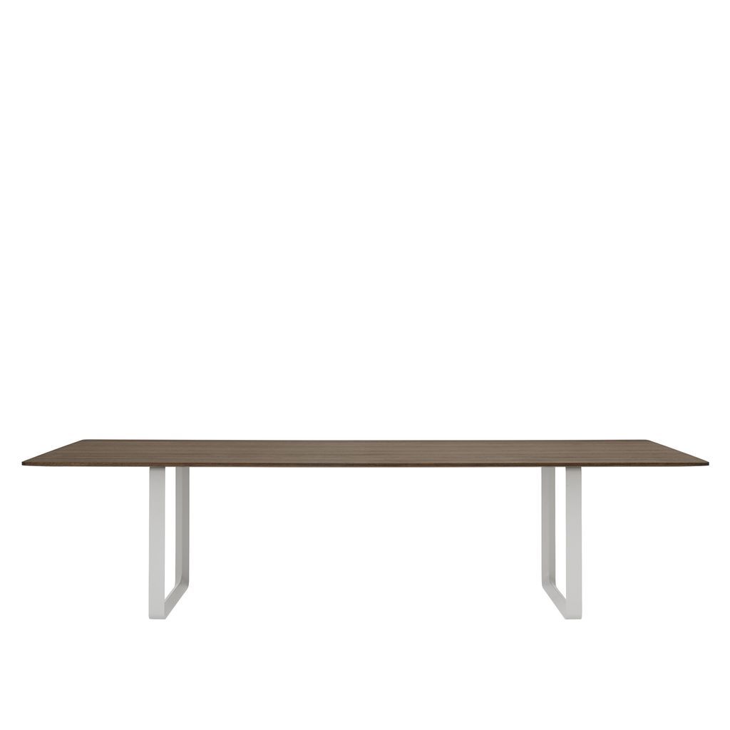 Muuto 70/70 Tabelle 295 x 108 cm, geräucherte Eiche/Grau