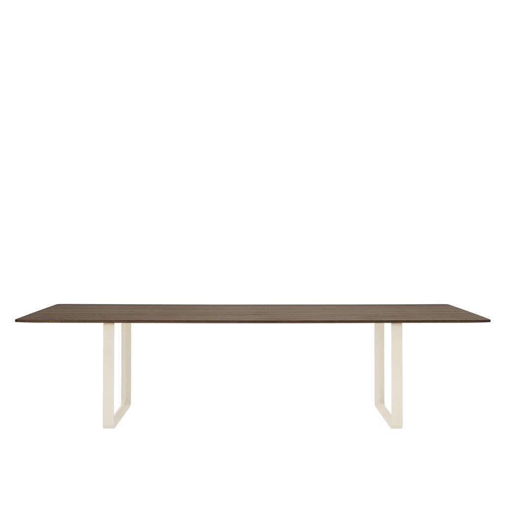 Muuto 70/70 Tabelle 295 x 108 cm, geräucherte Eiche/Sand