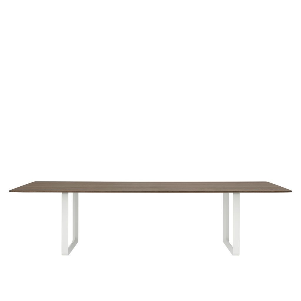 Muuto 70/70 Tabelle 295 x 108 cm, geräucherte Eiche/Weiß