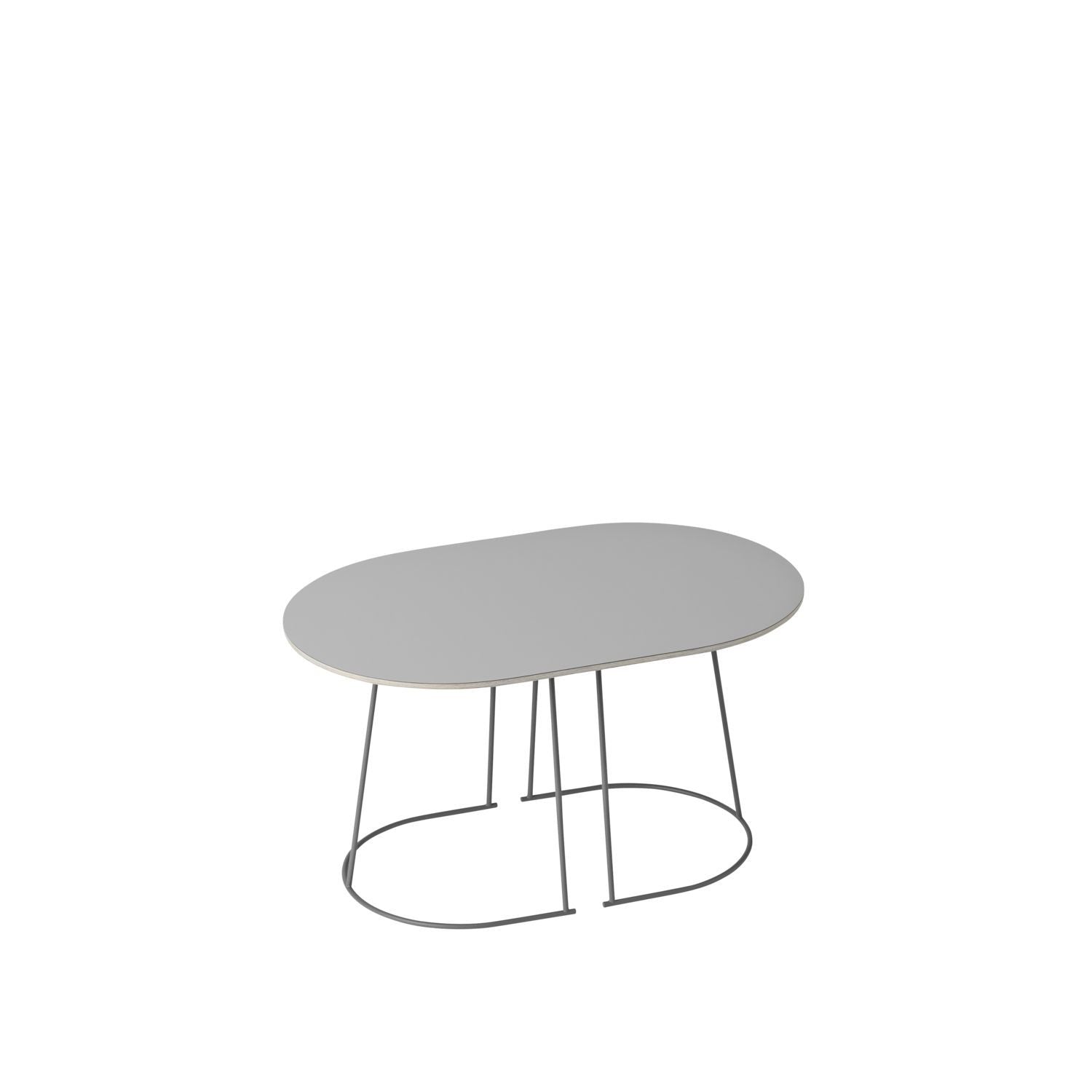Muuto Airy Coffee Table 68 x44 cm, cinza