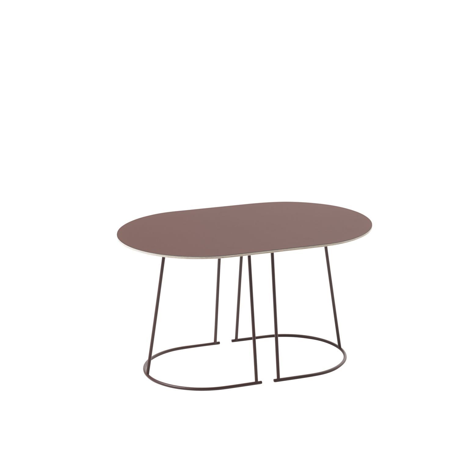 Muuto Airy Coffee Table 68 x44 cm, plommon
