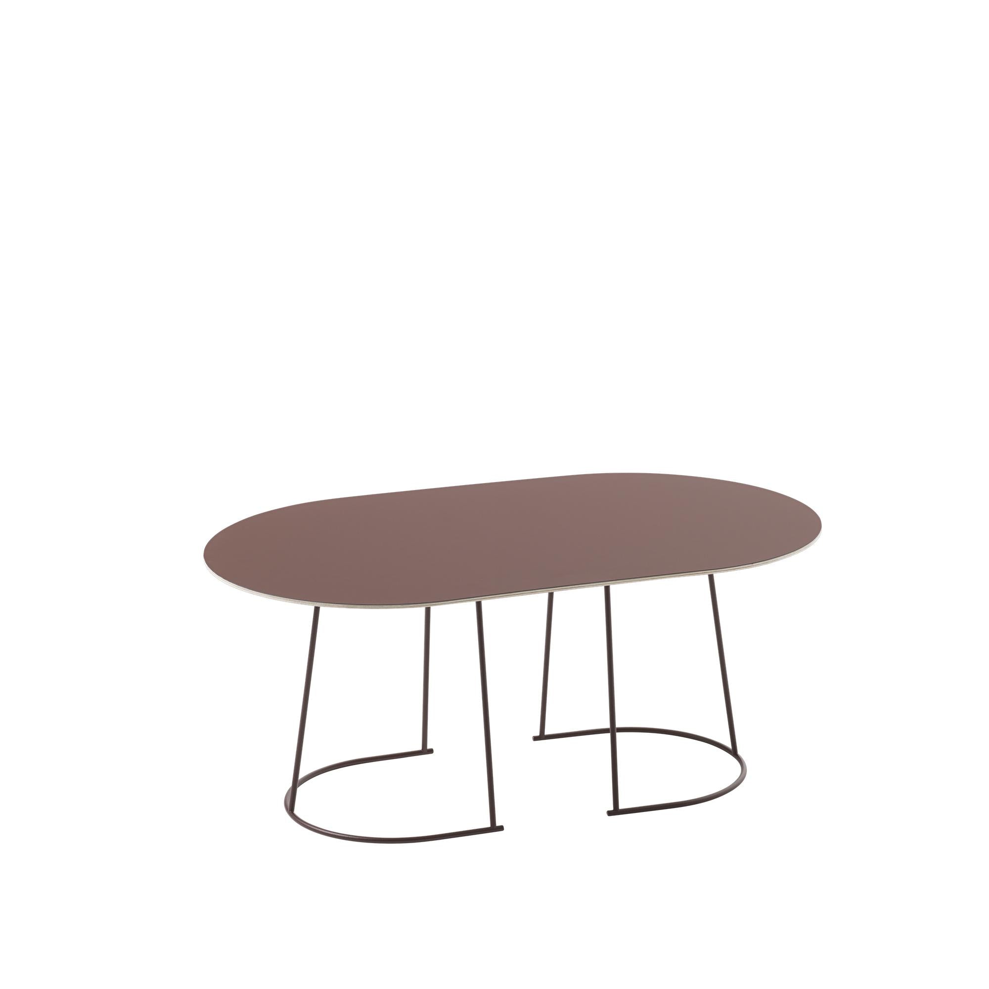 Muuto Airy Coffee Table 88 x51 cm, ameixa