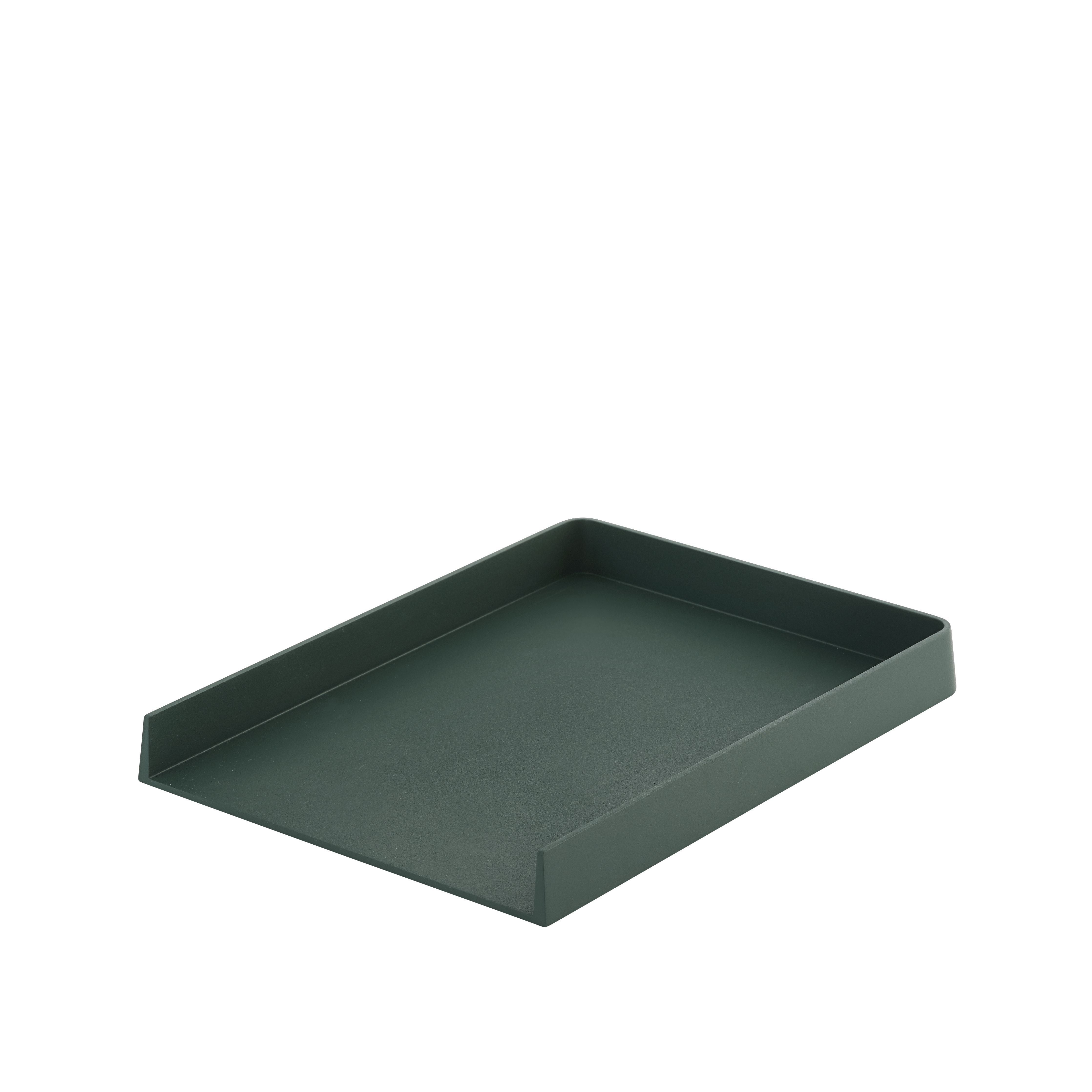 Serie / bandeja de escritorio de Muuto Arrane 32 x 25 cm / 12.6 x 9.6 "verde oscuro