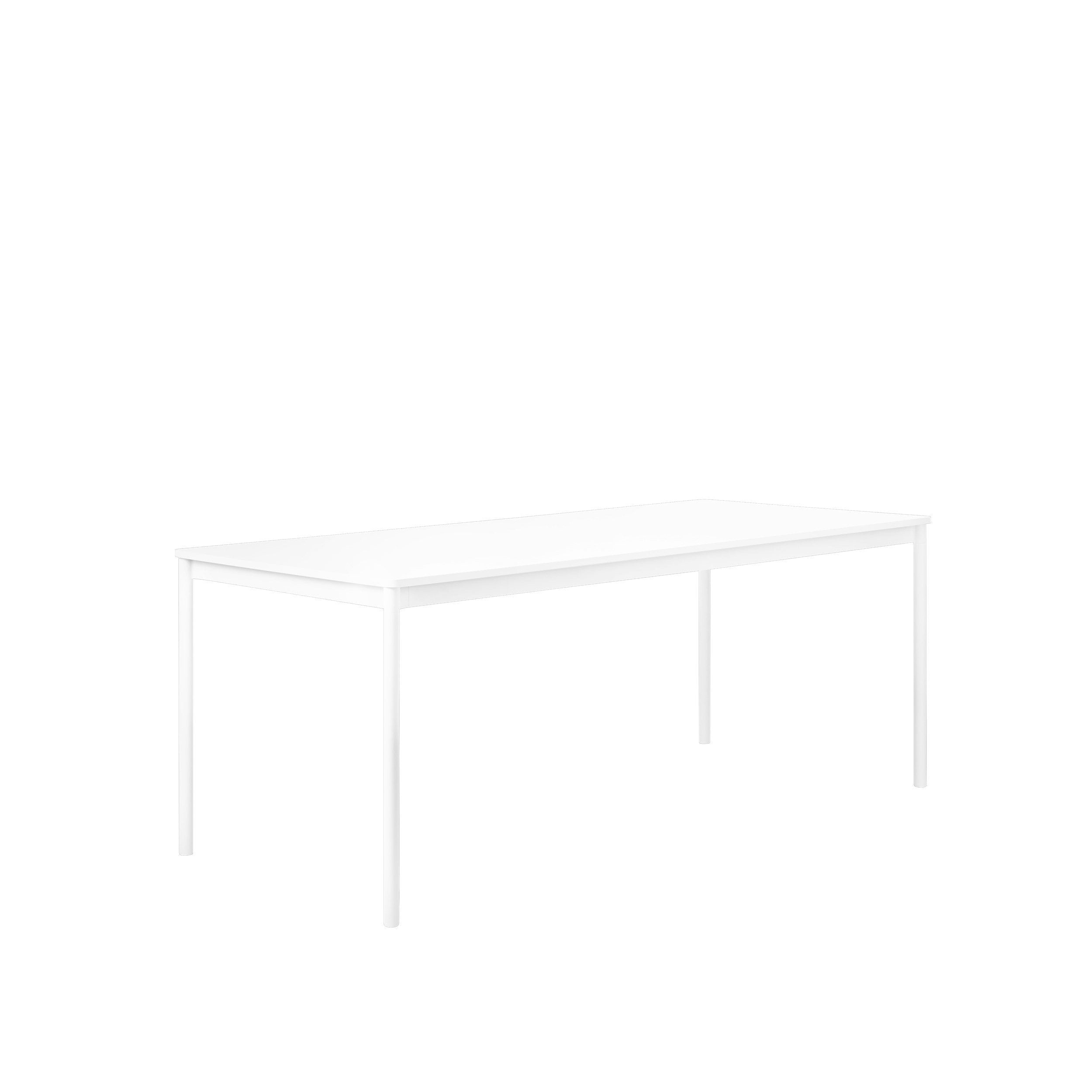Muuto Base Table 140 x80 cm, vit