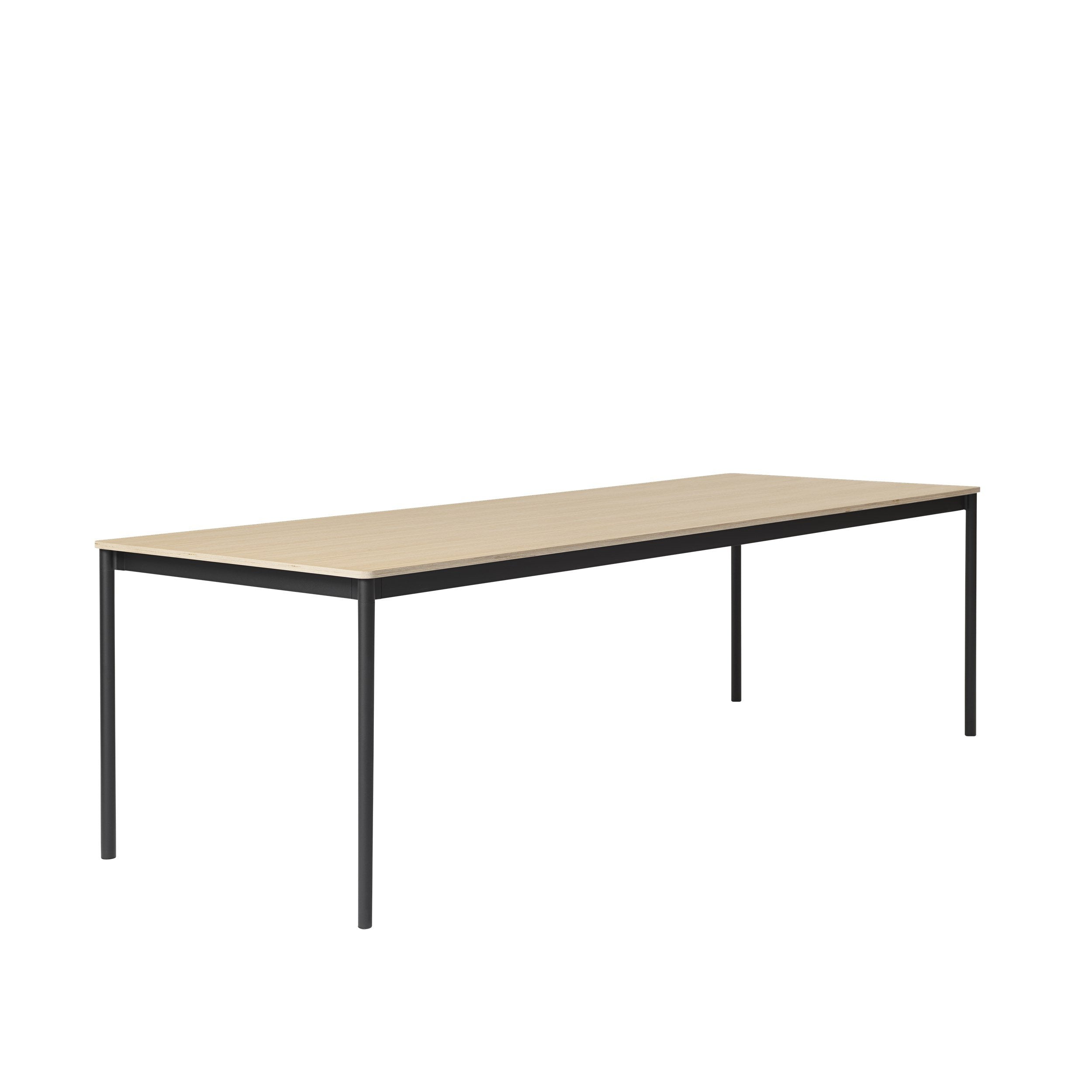 Muuto Base Table 190 x85 cm, ek/svart
