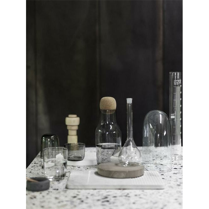 Muuto Corky Glass Juego grande, gris, 4 pcs.