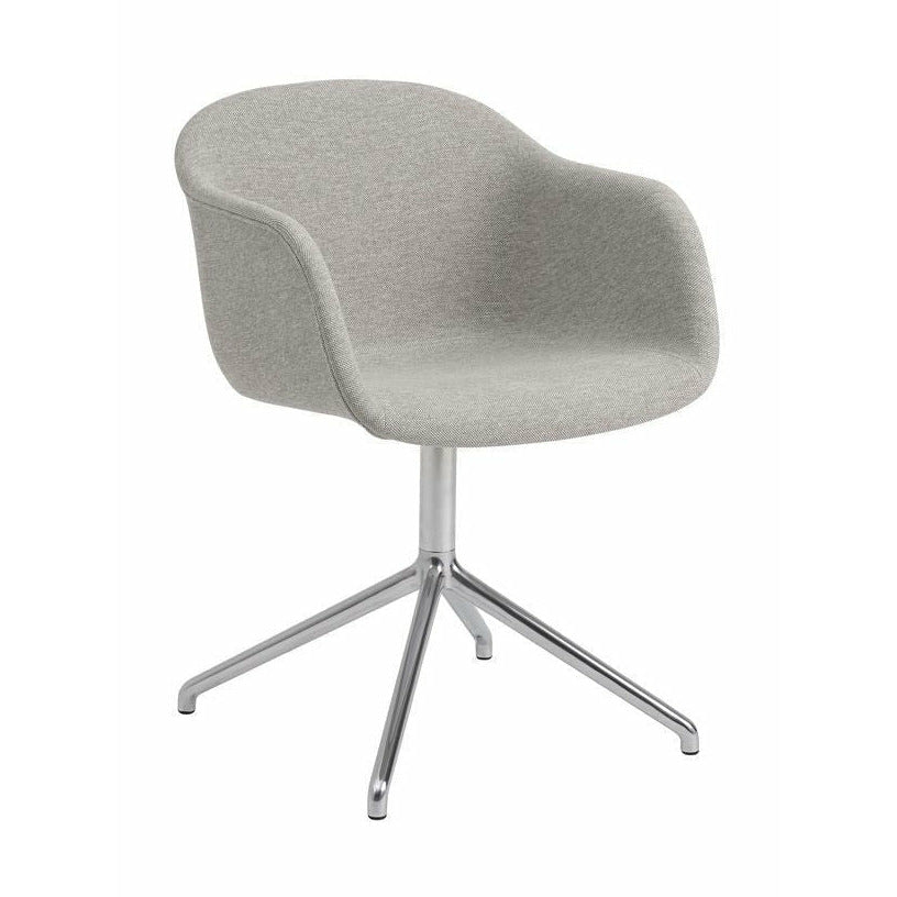 Muuto Faser Sessel Schwenkbasis, schwarzer Stahl/Ton 1