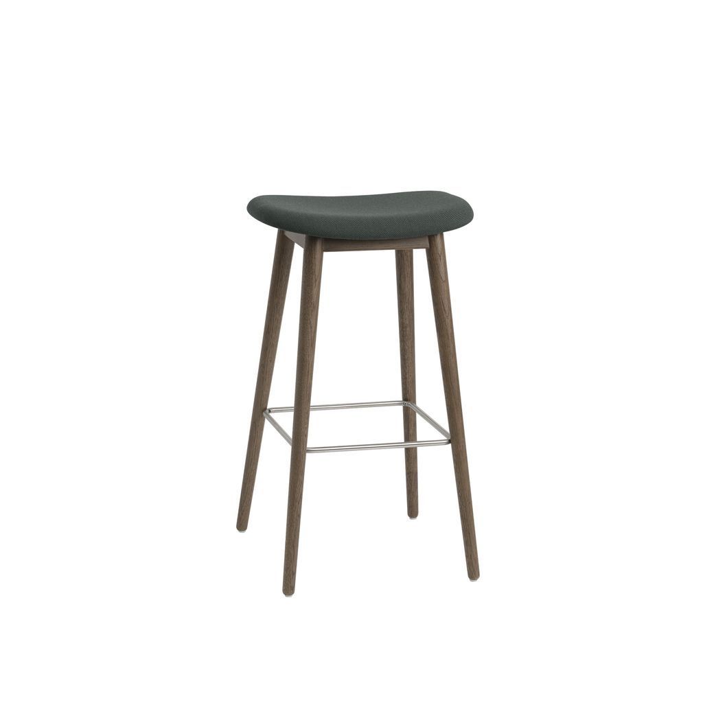 Muuto Fiber Bar Chair Wooden Legs H 76 Cm, Oak Stained/Twill Weave 990