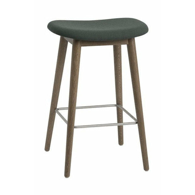 Muuto Faserbar Stuhl Holzbeine H 76 cm, Eiche Bunt/Twill Gewebe 990