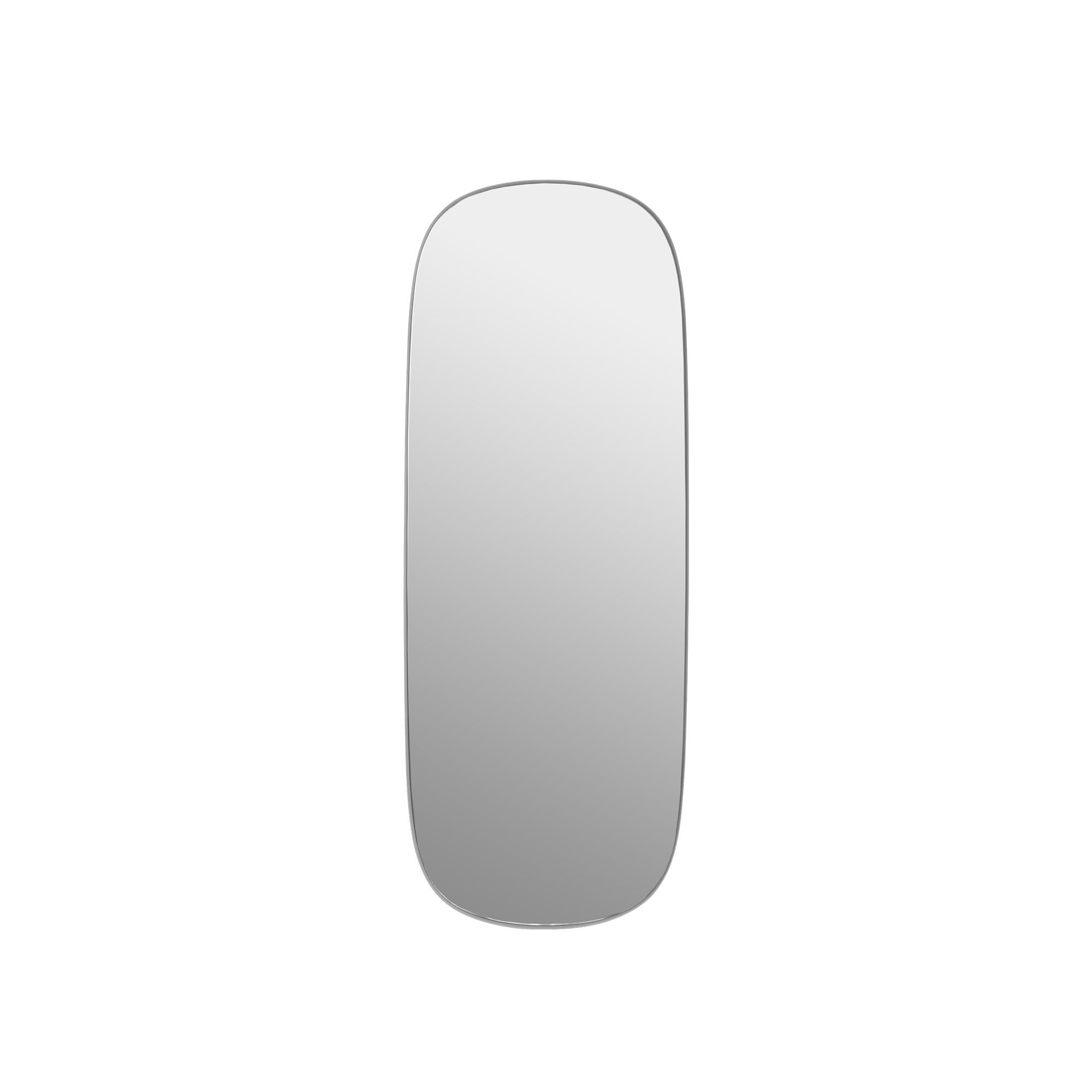 Muuto emoldurado espelho grande, cinza (claro)