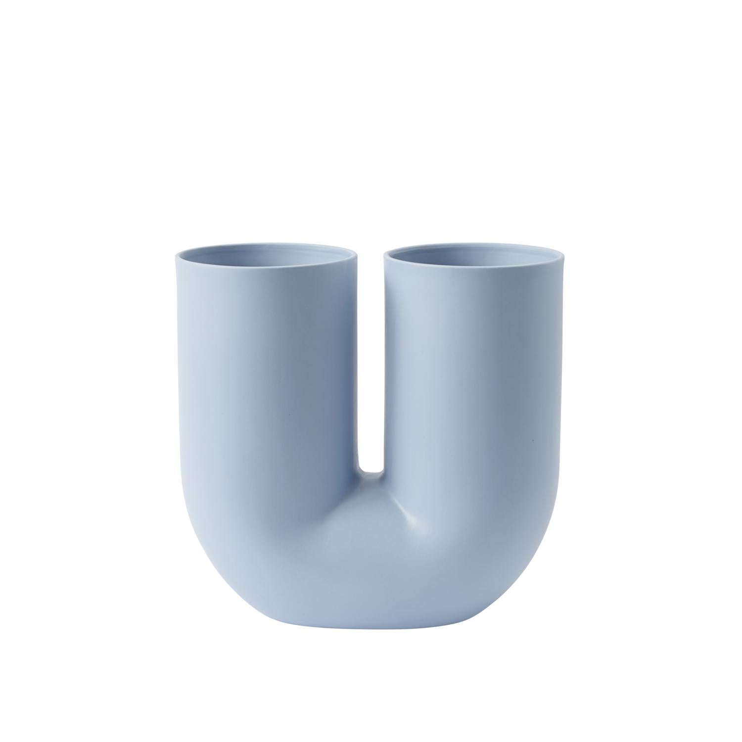 Vase de kink muuto, bleu clair