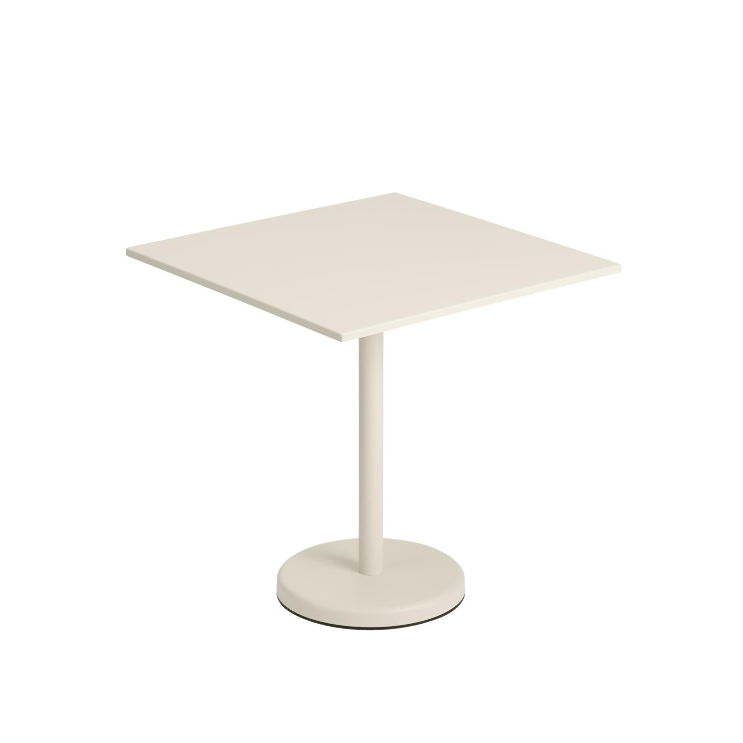 Muuto Linear Stahl Café Tabelle 70 x70 cm, aus weiß