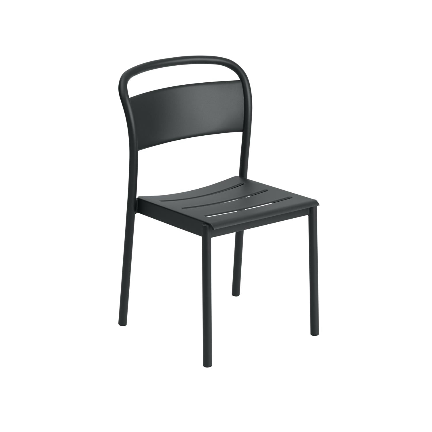 Muuto Linear Steel Side Chair, Black