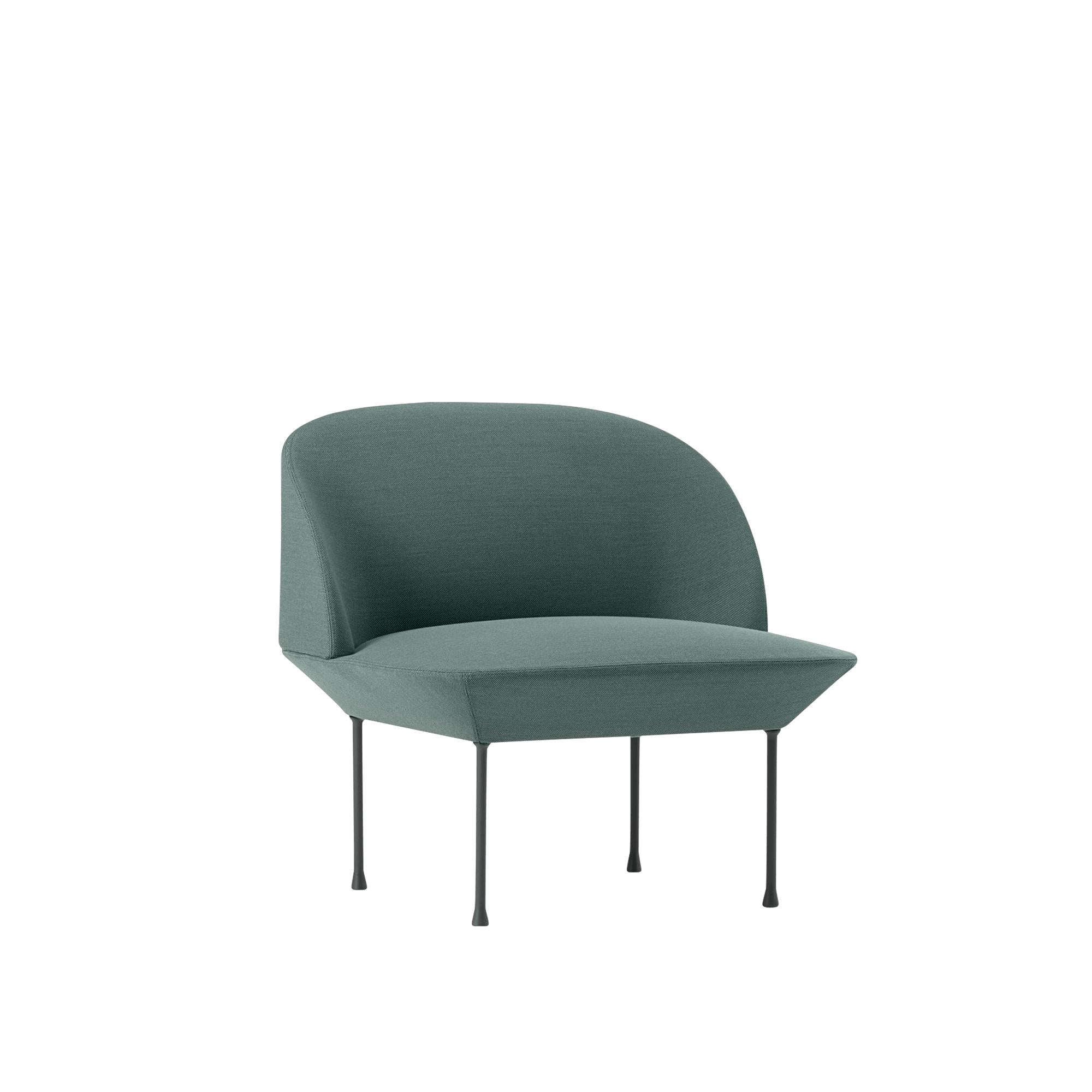 Muuto Oslo Lounge stol stof, Steelcut Trio 966