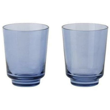 Muuto hæver drikke glas sæt på 30 cl, mørkeblå