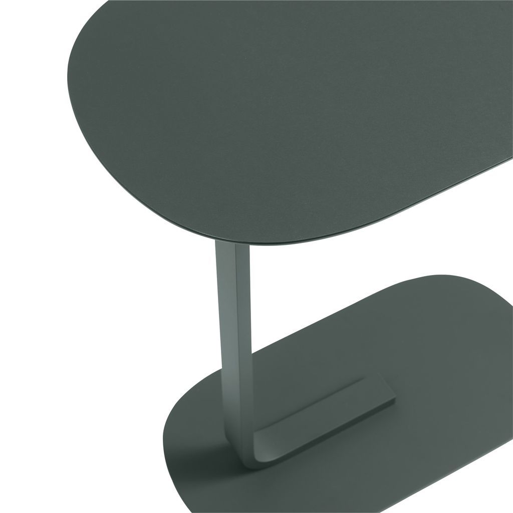 Muuto relata la mesa lateral H 60,5 cm, verde oscuro