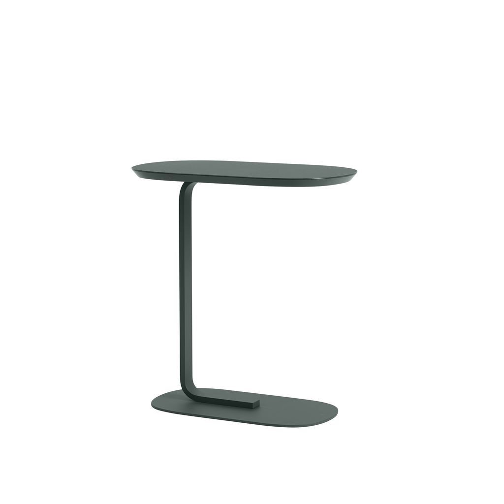 Muuto Relate Side Table H 60,5 Cm, Dark Green