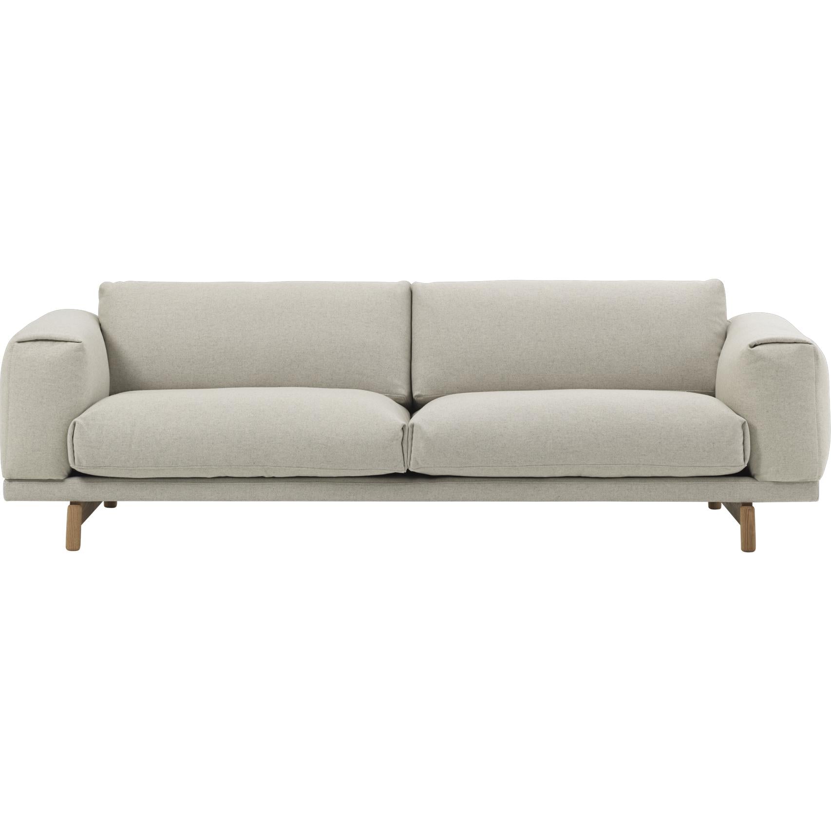 Muuto Rest Sofa 3 Persons, Fabric, Wooly 2256