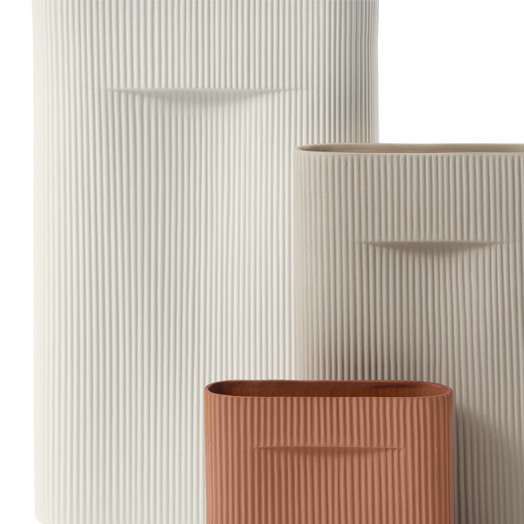 Muuto Ridge Vase H 16,5 cm, Terrakotta