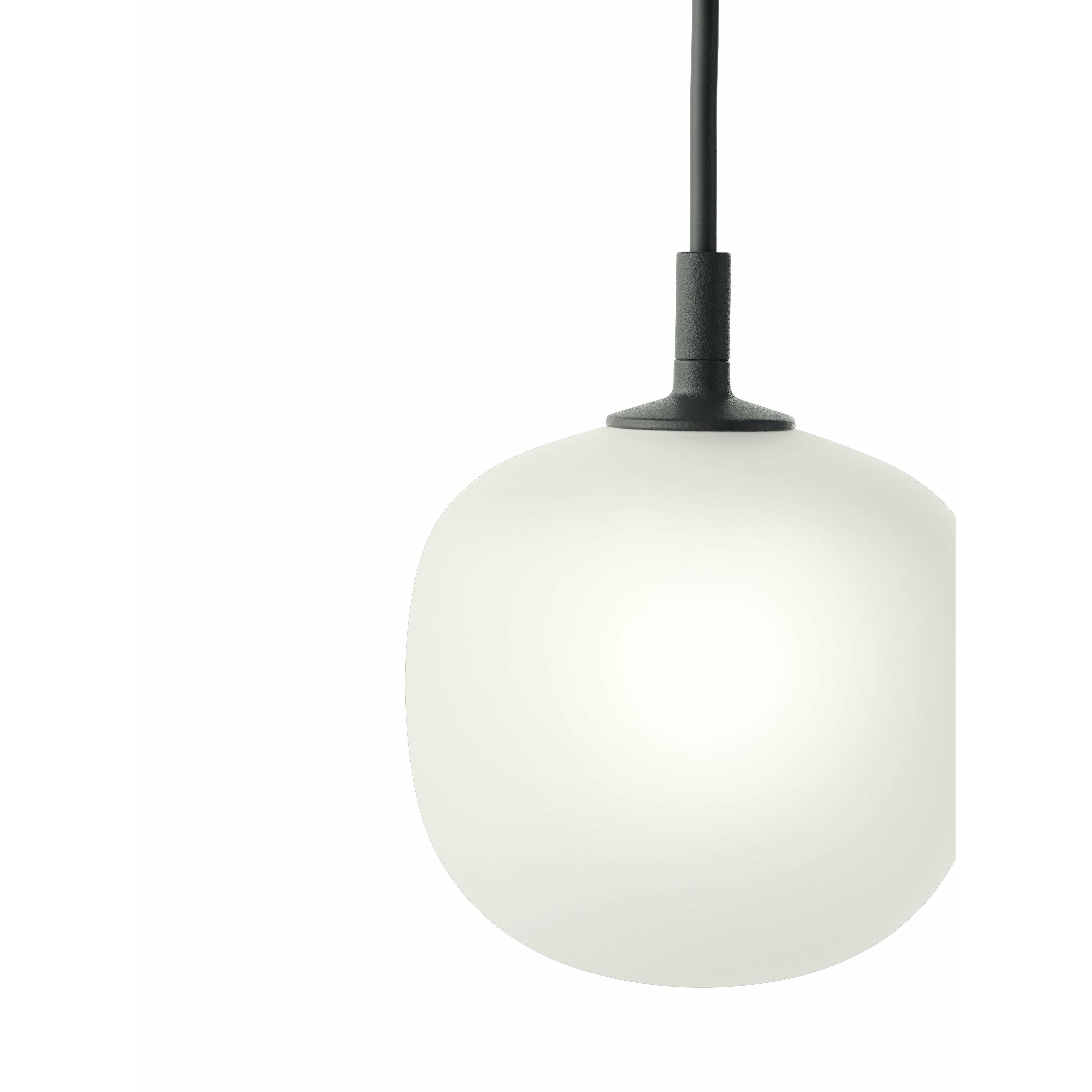 Lámpara de suspensión de rime muuto Ø12 cm, negro